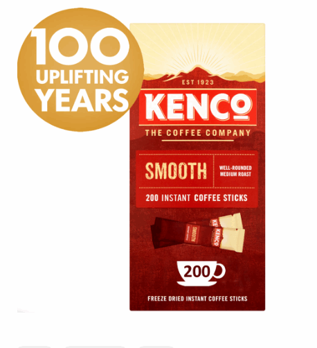 Kenco Smooth Instant Coffee Sticks - 1.8g (200 Pcs) - My Store