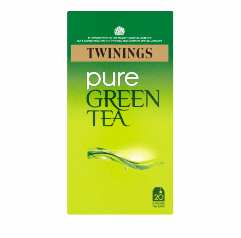 Twinings Green Tea Individual Envelope Tea Bags - 20pcs - My Store