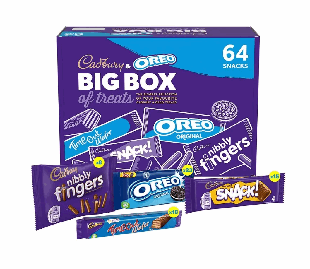 Cadbury & Oreo Big Box of Treats Biscuit Selection Box - 64pcs - My Store