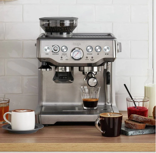 Sage The Barista Express Espresso Machine with Temp Control Milk Jug - Totally Delicious Coffee