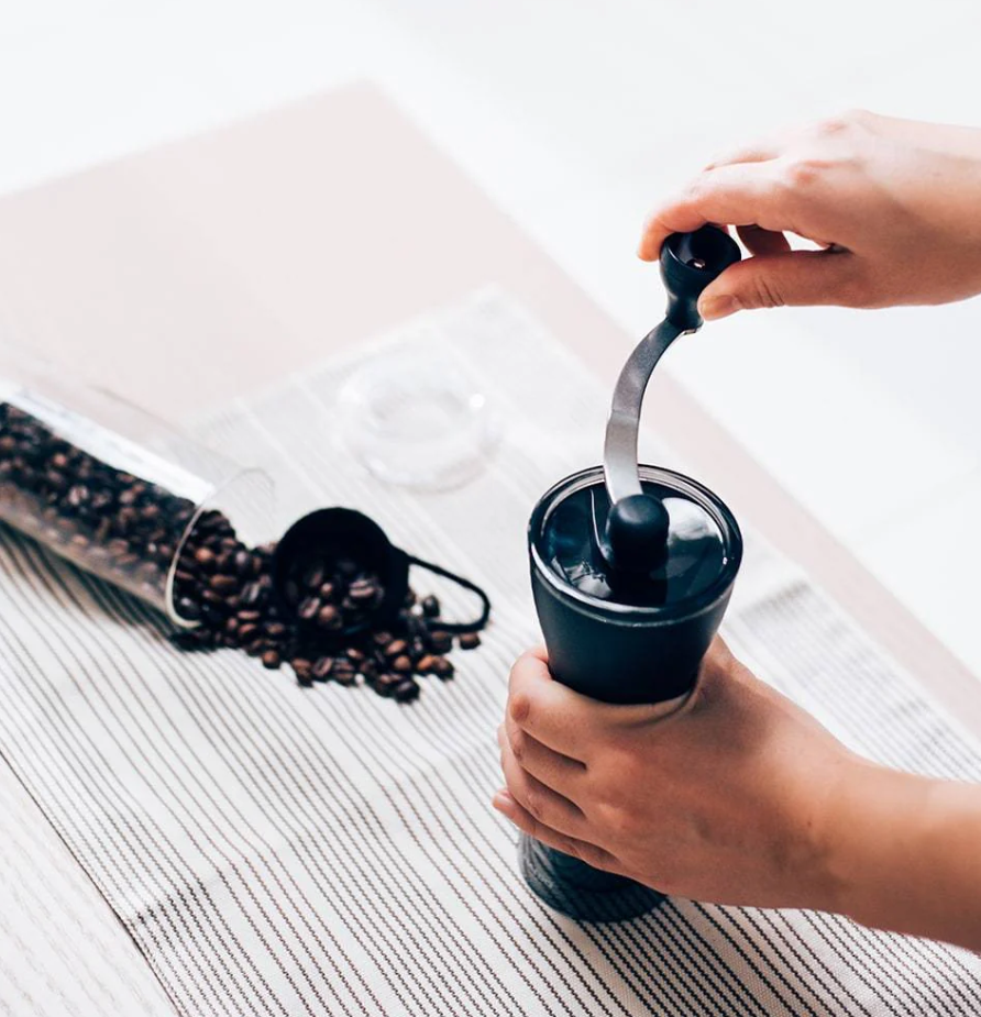 Hario Mini Mill Plus - Ceramic Coffee Grinder - Totally Delicious Coffee