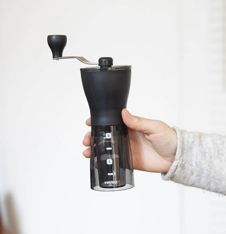 Hario Mini Mill Plus - Ceramic Coffee Grinder - Totally Delicious Coffee