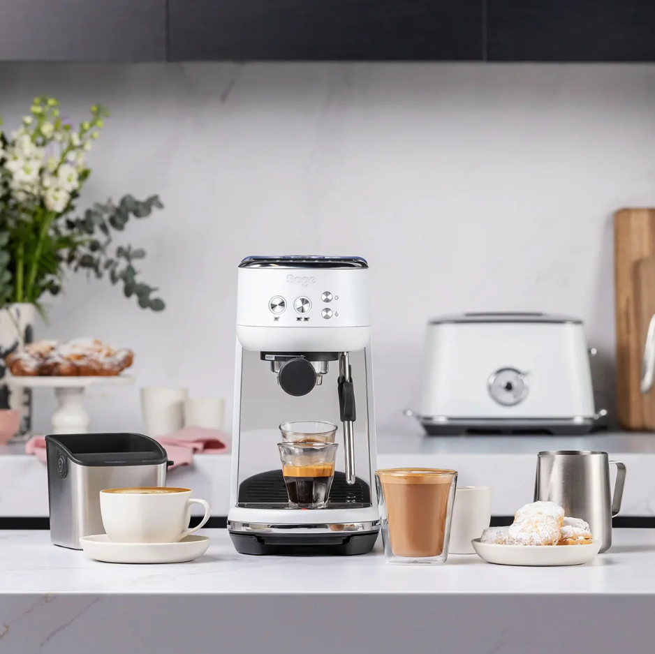 Sage The Bambino Espresso Machine - Sea Salt - Totally Delicious Coffee