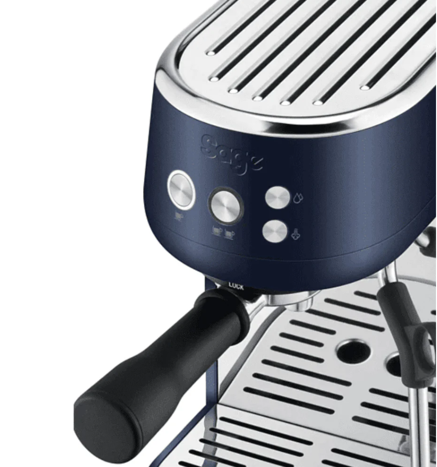 Sage The Bambino Espresso Machine - Damson Blue - Totally Delicious Coffee
