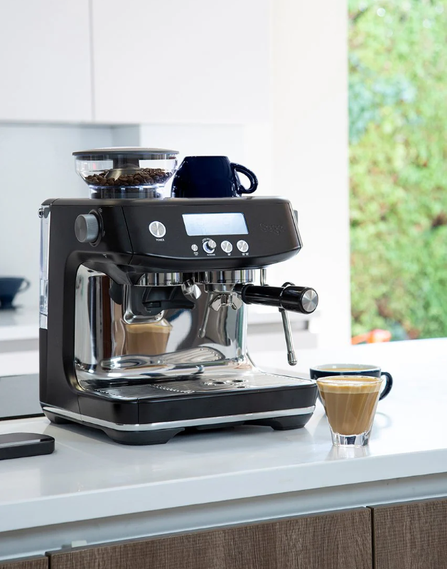 Sage The Barista Pro Espresso Machine - Black Truffle - Totally Delicious Coffee