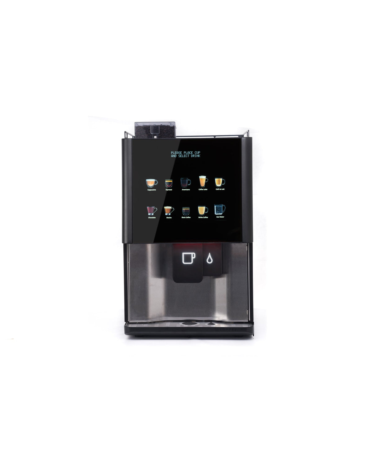 Coffetek Vitro X3 black bean to cup office coffee machine with large touchscreen