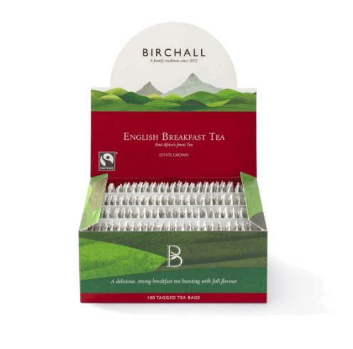 Birchall English Breakfast Individually Tagged Tea x 100pcs - My Store