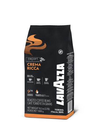 Lavazza Crema Ricca coffee beans 1kg bag